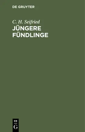 Seifried |  Jüngere Fündlinge | Buch |  Sack Fachmedien