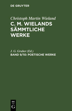 Gruber |  Poetische Werke | Buch |  Sack Fachmedien