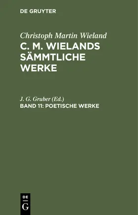 Gruber |  Poetische Werke | Buch |  Sack Fachmedien