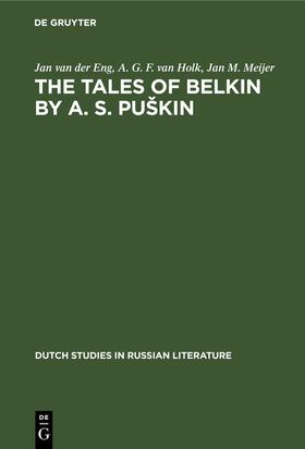 Eng / Holk / Meijer |  The Tales of Belkin by A. S. Puškin | eBook | Sack Fachmedien