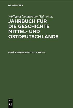 Neugebauer / Neitmann / Schaper |  Ergänzungsband zu Band 11 | eBook | Sack Fachmedien
