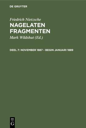 Wildshut / Nietzsche |  November 1887 - begin januari 1889 | eBook | Sack Fachmedien