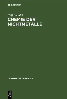 Steudel |  Chemie der Nichtmetalle | Buch |  Sack Fachmedien