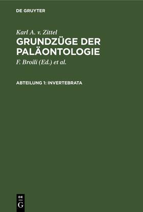 Broili / Zittel / Schlosser |  Invertebrata | eBook | Sack Fachmedien