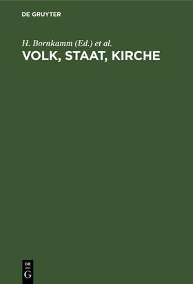  Volk, Staat, Kirche | eBook | Sack Fachmedien