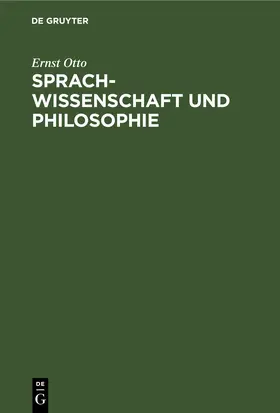 Otto |  Sprachwissenschaft und Philosophie | eBook | Sack Fachmedien