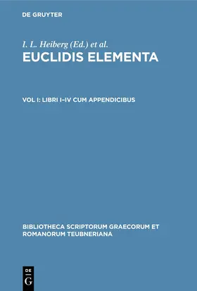 Heiberg / Stamatis |  Libri I–IV cum appendicibus | eBook | Sack Fachmedien