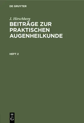 Hirschberg |  Heft 2 | Buch |  Sack Fachmedien