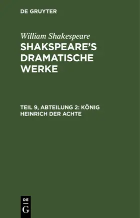 Shakespeare | König Heinrich der Achte | E-Book | sack.de