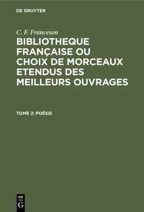 Franceson |  Poésie | Buch |  Sack Fachmedien