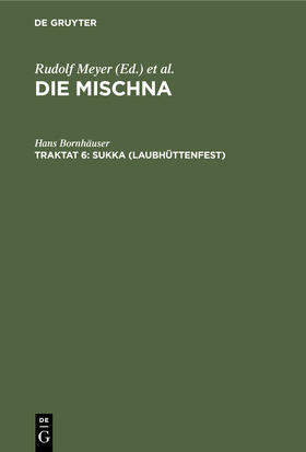 Bornhäuser |  Sukka (Laubhüttenfest) | Buch |  Sack Fachmedien