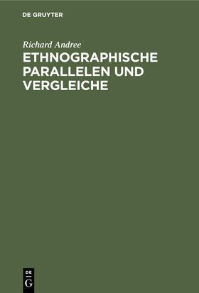 Andree |  Ethnographische Parallelen und Vergleiche | Buch |  Sack Fachmedien