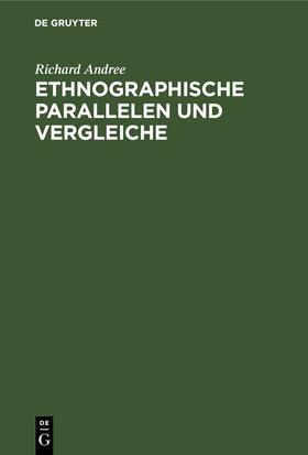 Andree |  Ethnographische Parallelen und Vergleiche | eBook | Sack Fachmedien