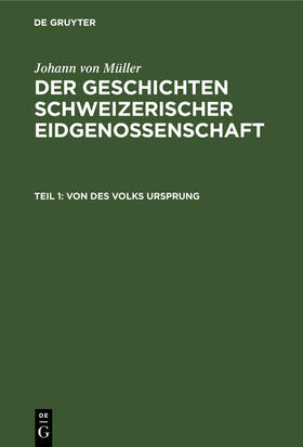 Müller |  Von des Volks Ursprung | Buch |  Sack Fachmedien