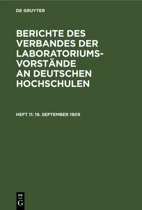  19. September 1909 | eBook | Sack Fachmedien