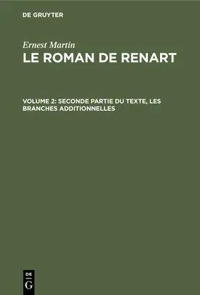 Martin |  Seconde partie du texte, les branches additionnelles | Buch |  Sack Fachmedien