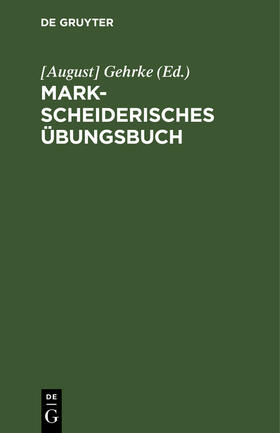 Gehrke |  Markscheiderisches Übungsbuch | eBook | Sack Fachmedien