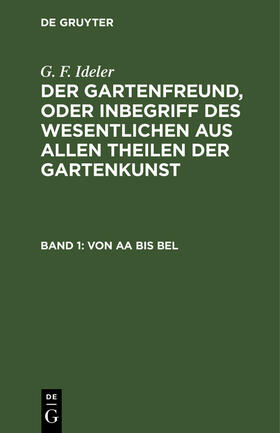 Ideler |  Von Aa bis Bel | eBook | Sack Fachmedien