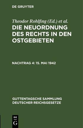 Rohlfing / Schraut |  15. Mai 1942 | eBook | Sack Fachmedien