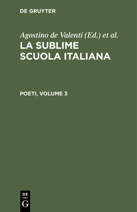 Valenti |  Poeti, Volume 3: Orlando furioso | Buch |  Sack Fachmedien