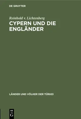 Lichtenberg |  Cypern und die Engländer | Buch |  Sack Fachmedien