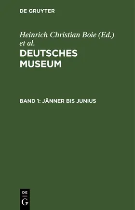 Dohm / Boie |  Jänner bis Junius | Buch |  Sack Fachmedien