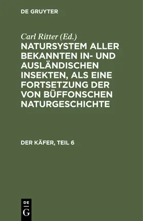 Jablonsky / Herbst / Ritter |  Der Käfer, Teil 6 | Buch |  Sack Fachmedien