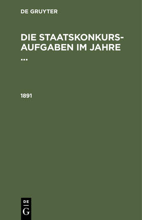  1891 | eBook | Sack Fachmedien