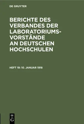  10. Januar 1918 | eBook | Sack Fachmedien