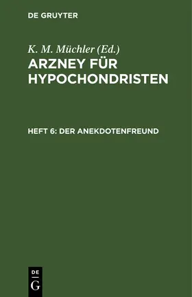 Müchler |  Der Anekdotenfreund | eBook | Sack Fachmedien