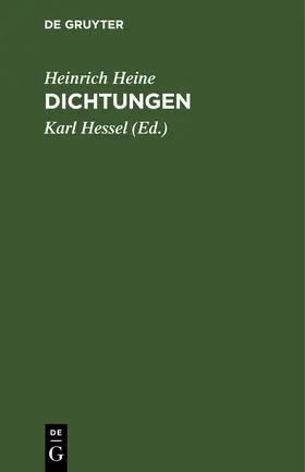 Heine / Hessel |  Dichtungen | Buch |  Sack Fachmedien