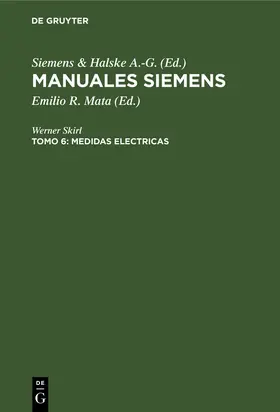 Skirl / Mata |  Medidas electricas | Buch |  Sack Fachmedien