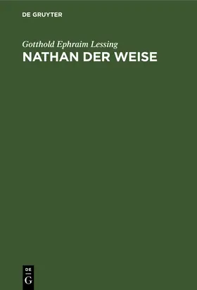 Lessing |  Nathan der Weise | Buch |  Sack Fachmedien