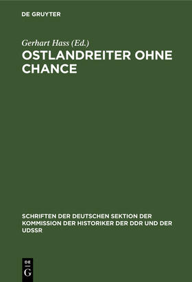 Hass |  Ostlandreiter ohne Chance | Buch |  Sack Fachmedien