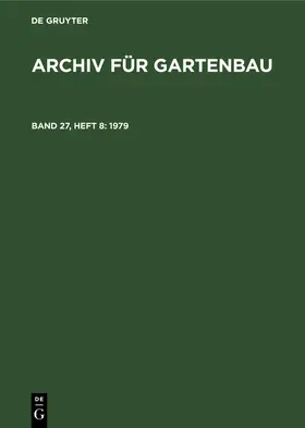 Degruyter |  1979 | Buch |  Sack Fachmedien