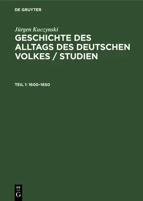  1600-1650 | Buch |  Sack Fachmedien