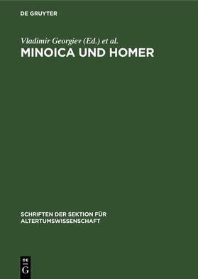 Irmscher / Georgiev |  Minoica und Homer | Buch |  Sack Fachmedien