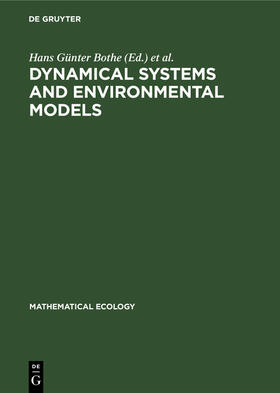 Bothe / Peschel / Ebeling |  Dynamical Systems and Environmental Models | Buch |  Sack Fachmedien