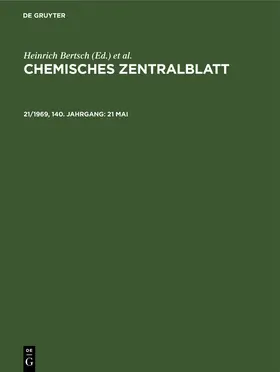 Bertsch / Pflücke / Klemm |  21 Mai | Buch |  Sack Fachmedien