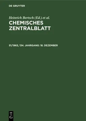 Bertsch / Pflücke / Klemm |  18. Dezember | Buch |  Sack Fachmedien