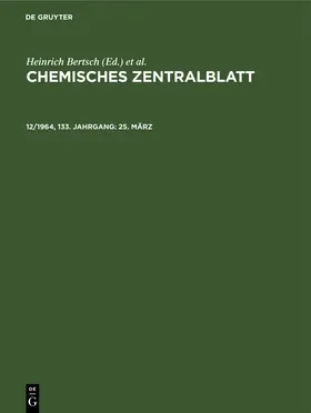 Bertsch / Pflücke / Klemm |  25. März | Buch |  Sack Fachmedien