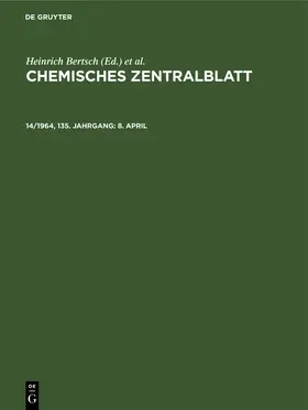 Bertsch / Pflücke / Klemm |  8. April | Buch |  Sack Fachmedien