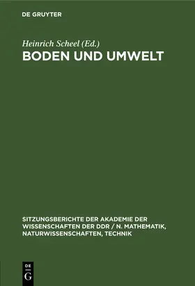 Scheel |  Boden und Umwelt | Buch |  Sack Fachmedien