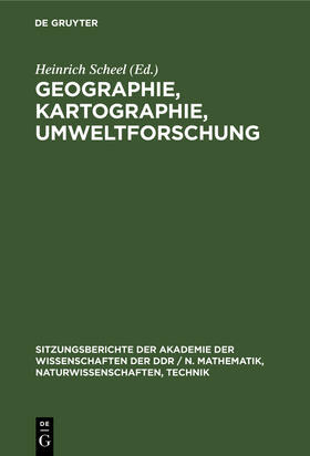 Scheel |  Geographie, Kartographie, Umweltforschung | Buch |  Sack Fachmedien