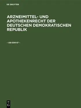  – AB-DDR 87 – | eBook | Sack Fachmedien