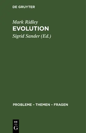 Ridley / Sander |  Evolution | Buch |  Sack Fachmedien