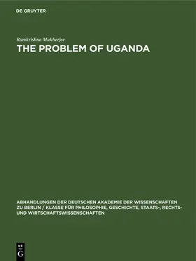 Mukherjee |  The Problem of Uganda | Buch |  Sack Fachmedien