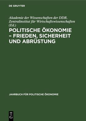  Jahrbuch für politische Ökonomie. 4.1989 | Buch |  Sack Fachmedien