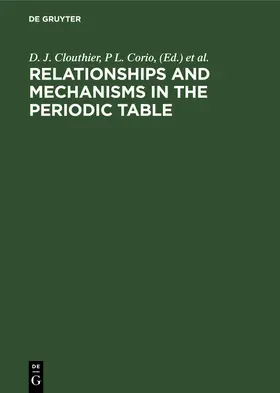  Relationships and Mechanisms in the Periodic Table | Buch |  Sack Fachmedien