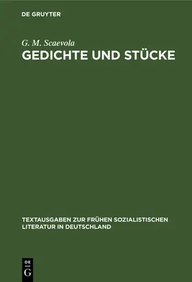 Scaevola |  Gedichte und Stücke | Buch |  Sack Fachmedien